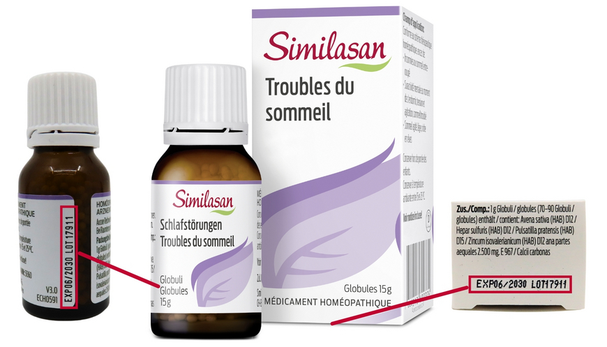 Swissmedic – Similasan AG rappelle préventivement le lot 17911 de Similasan Troubles du Sommeil Globules, 15g jusqu’au niveau du patient