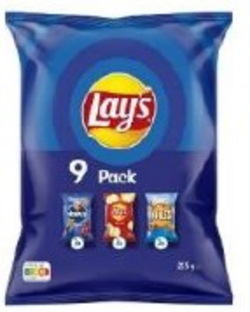 Pepsico Pays-Bas rappelle les mini-sachets de chips Lay's en paquet de 9 en raison de la présence de résidus d'huile minérale (MOSH et MOAH)