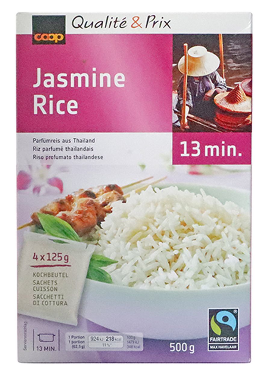 Même paquet, moitié moins de riz