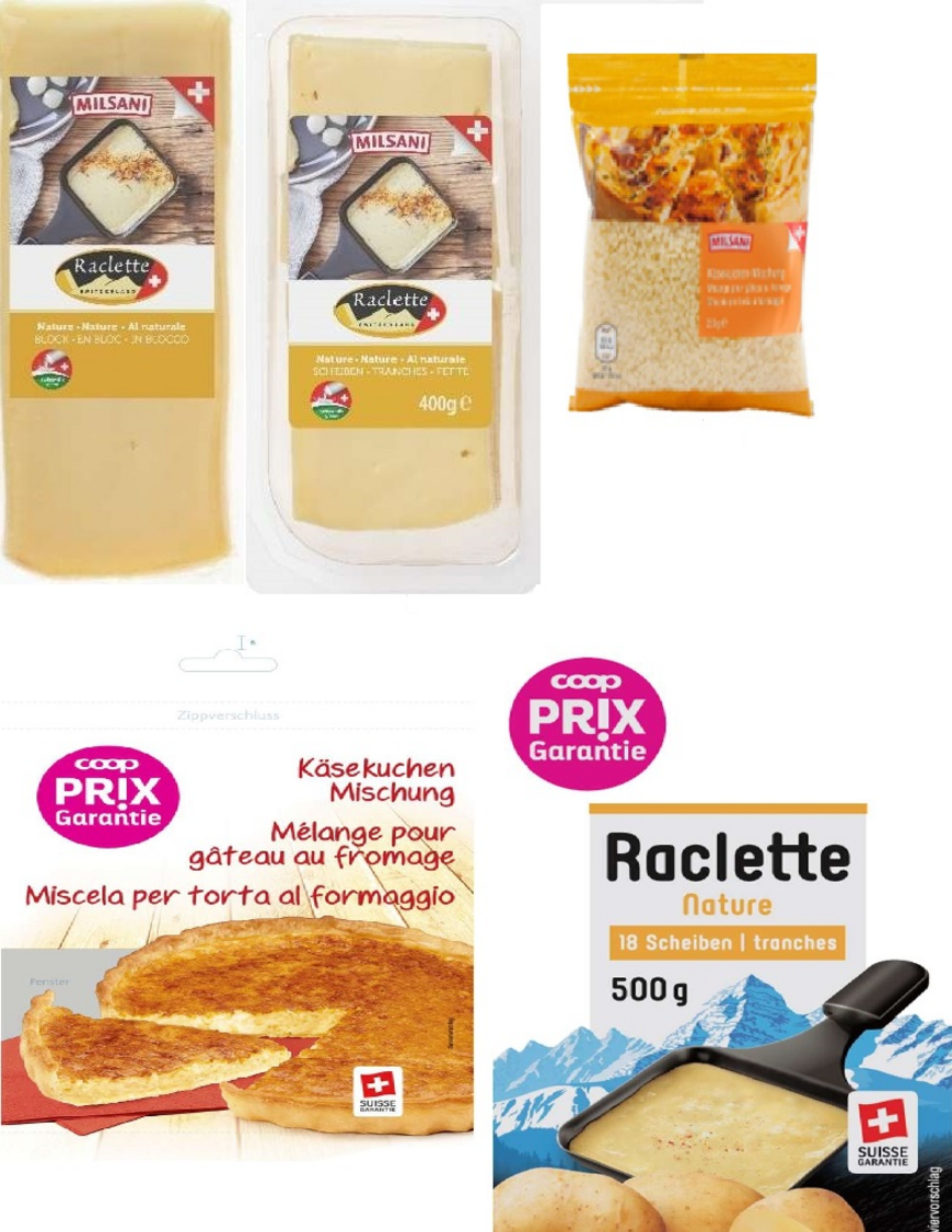 Mise en évidence de listérias dans du fromage à raclette de l’entreprise Lustenberger & Dürst SA