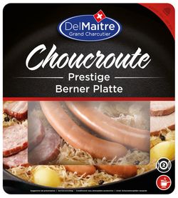 Choucroute suisse, vendue au prix français