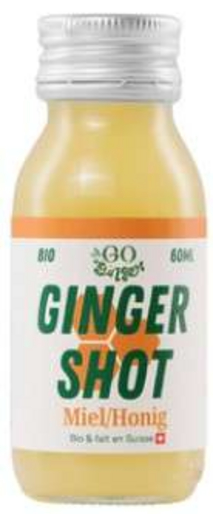  Aquabio Sàrl rappelle le produit « GoGinger - Ginger shot miel 60ml » retourné à cause de corps étrangers (éclats de verre)