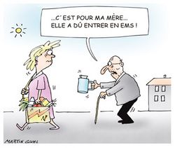 Père et mère dans un établissement médicosocial