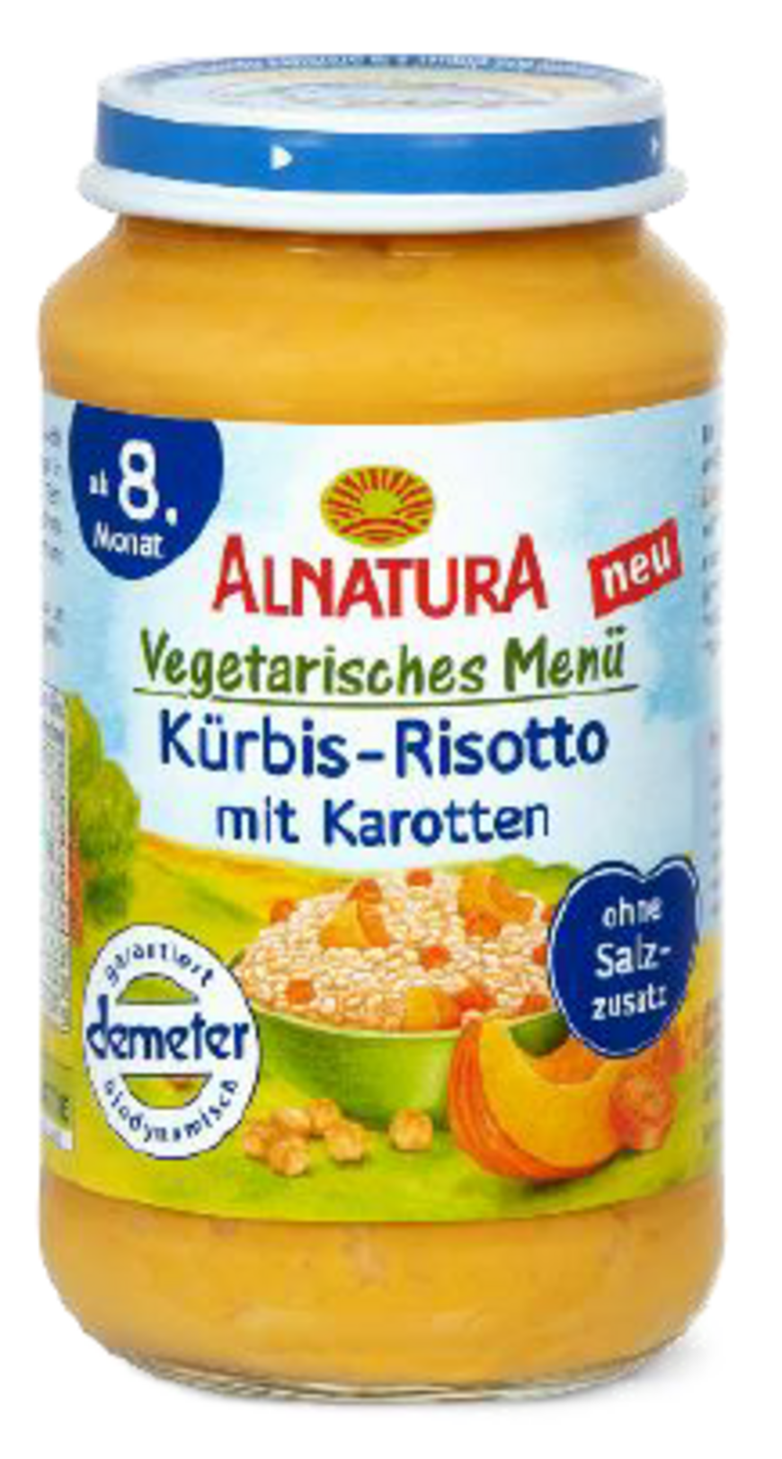 Mise en garde publique : aflatoxines dans des petits pots Alnatura saveur risotto à la courge et carottes