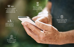 Le téléphone s’adapte à l’usage des seniors