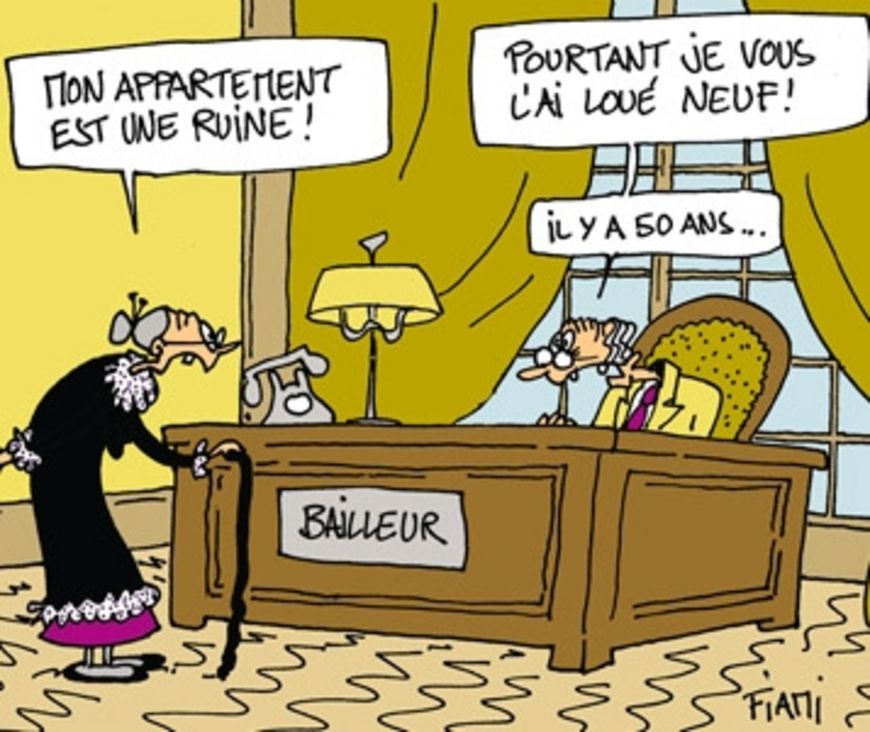 Mon appartement tombe en ruine!