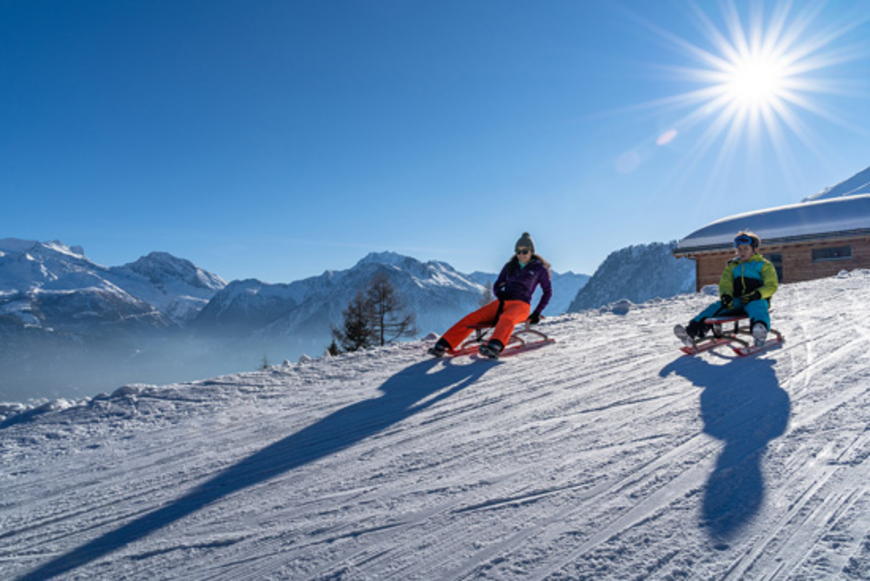 La glisse sans les skis