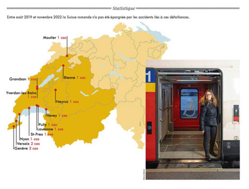 Des portes de  trains toujours dangereuses