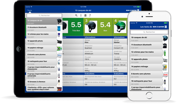 App les tests de Bon à Savoir