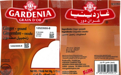 Mise en garde publique : résidus de pesticides dans du gingembre moulu de la marque Gardenia Grain d’Or