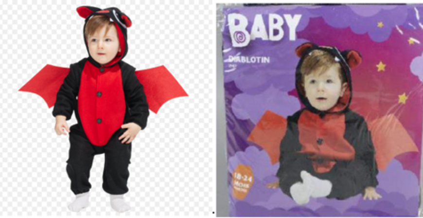GIFI rappelle le produit «Déguisement bébé diablotin» en raison d'un risque d'étouffement