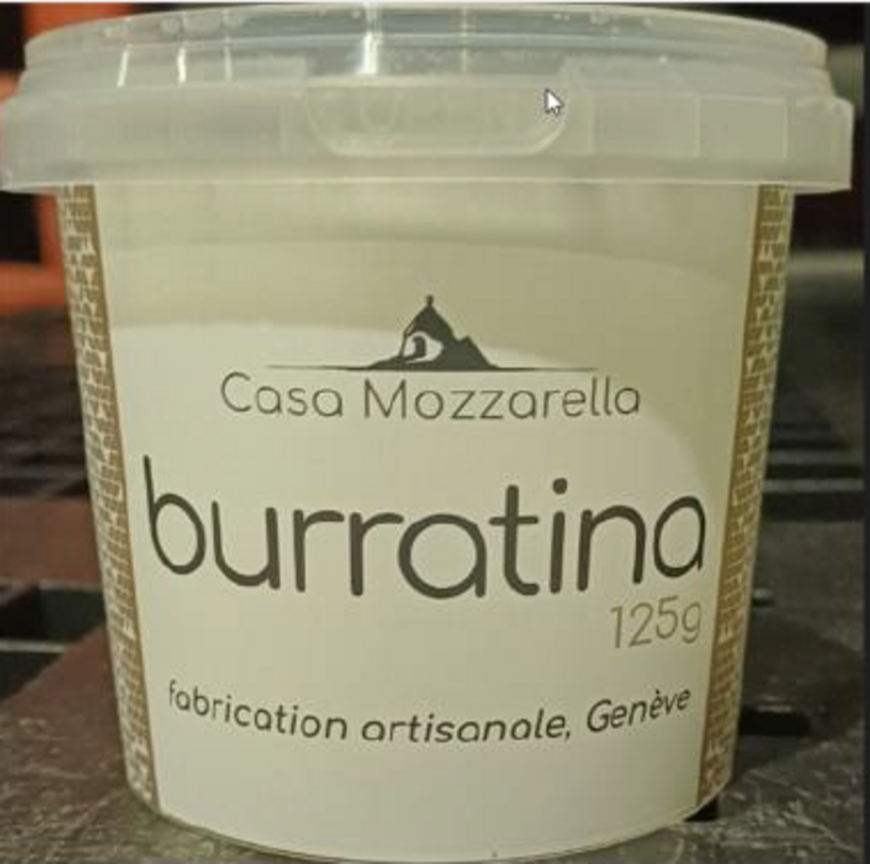 La société PROGETTO ALMA rappelle ses Mozzarella Burratina 1x125g pour cause de suspicion de contamination.